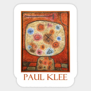 Flowers in Stone by Paul Klee Sticker